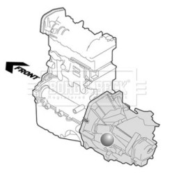 Engine Mount BORG & BECK BEM3390 for RENAULT ESPACE OE 7700768010
