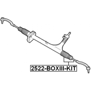 Inner Tie Rod - FEBEST 2522BOXIIIKIT