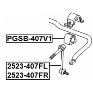 Link Coupling Rod Stabiliser Bar - FEBEST 2523407FR