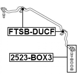 Link Coupling Rod Stabiliser Bar - FEBEST 2523BOX3