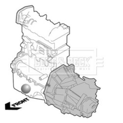 Engine Mount BORG & BECK BEM4002 for VOLVO OE 30680750