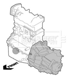 Engine Mount BORG & BECK BEM4004 for VOLVO OE 30748811