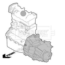 Engine Mount BORG & BECK BEM4122 for VOLVO OE 9434263