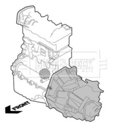 Engine Mount BORG & BECK BEM4213 for RENAULT OE 112380004R