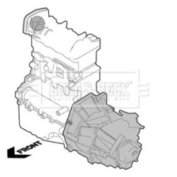 Engine Mount BORG & BECK BEM4225 for RENAULT OE 8200410267