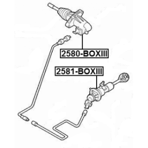 Slave Cylinder Clutch - FEBEST 2580BOXIII