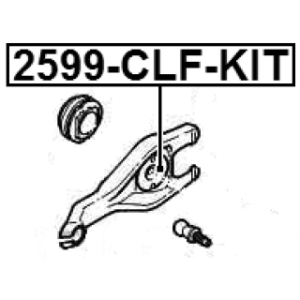 Repair Kit Clutch Slave Cylinder - FEBEST 2599CLFKIT