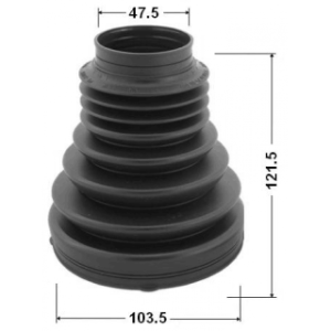Bellow Drive Shaft - FEBEST 2715PXC90F
