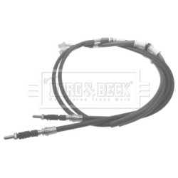 Handbrake Cable (mt) BORG & BECK BKB2340 for VAUXHALL ZAFIRA