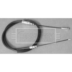 Handbrake Cable (mt) BORG & BECK BKB3206 for PORSCHE OE 98742414104