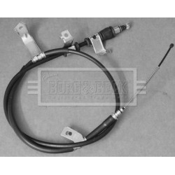 Handbrake Cable (mt) BORG & BECK BKB3375 for HYUNDAI