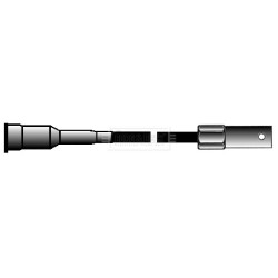 Speedometer Cable BORG & BECK BKS2026 for VAUXHALL OE 90387393
