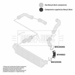 Hose Clip BORG & BECK BTH1063 for VW MULTIVAN