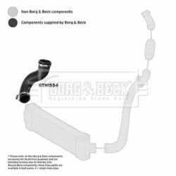Hose Clip BORG & BECK BTH1554 for FORD TRANSIT OE 1461334