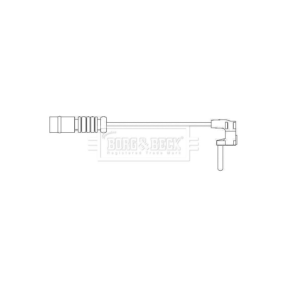 Brake Pad Sensor BORG & BECK BWL3002 for MERCEDES M-CLASS