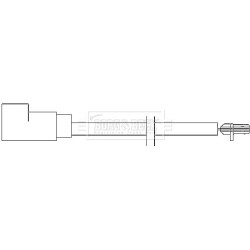 Brake Pad Sensor BORG & BECK BWL3005 for FORD TRANSIT