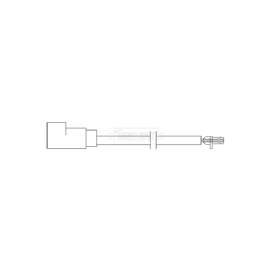 Brake Pad Sensor BORG & BECK BWL3008 for FORD TRANSIT