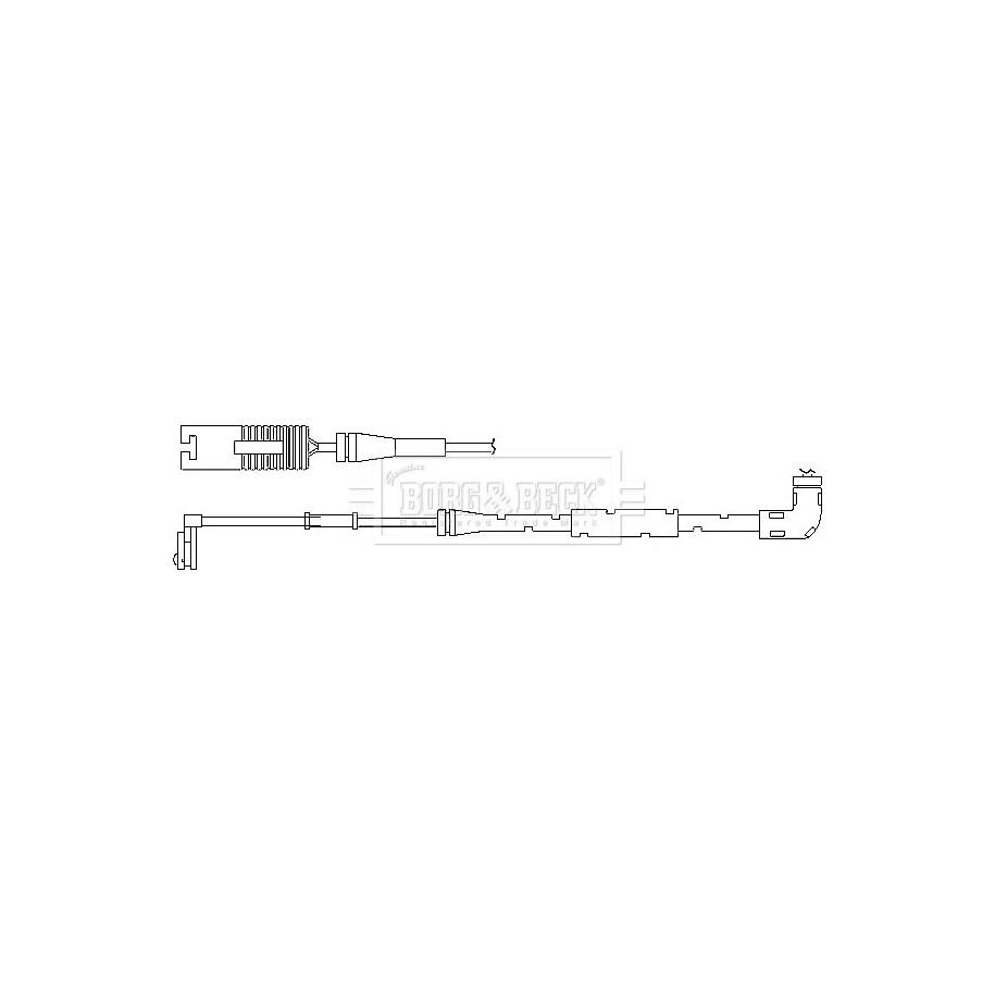 Brake Pad Sensor BORG & BECK BWL3010 for LAND ROVER RANGE ROVER