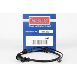 Brake Pad Sensor BORG & BECK BWL3024 for VAUXHALL OE 13153473