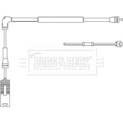 Brake Pad Sensor BORG & BECK BWL3026 for LAND ROVER RANGE ROVER