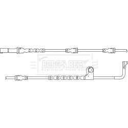 Brake Pad Sensor BORG & BECK BWL3034 for BMW X5