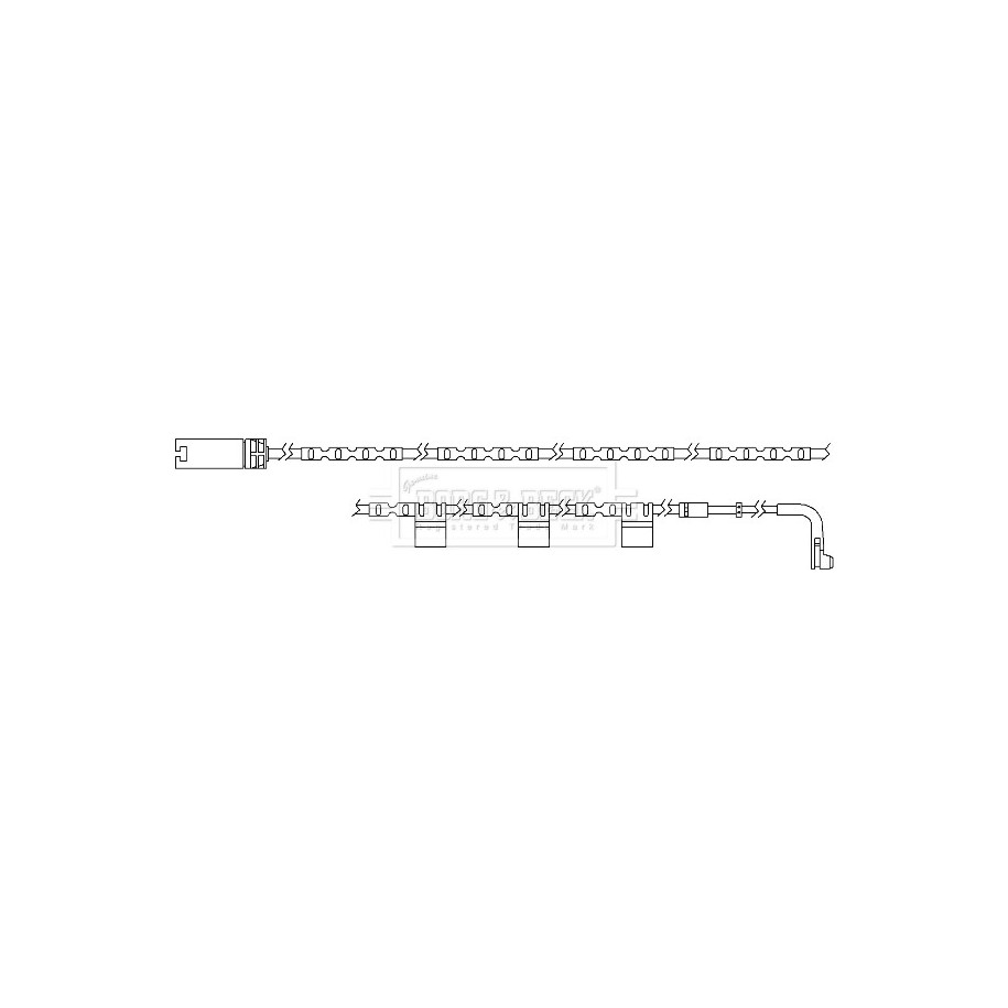 Brake Pad Sensor BORG & BECK BWL3038 for MINI MINI OE 34356773018