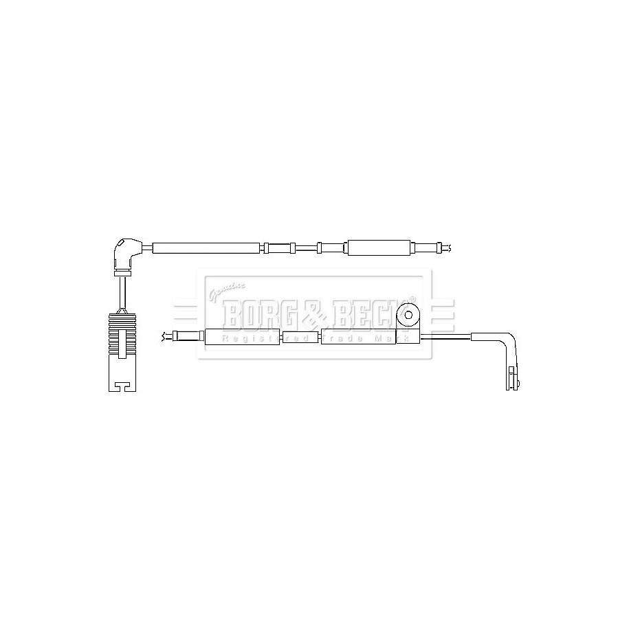 Brake Pad Sensor BORG & BECK BWL3047 for LAND ROVER RANGE ROVER