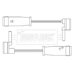 Brake Pad Sensor BORG & BECK BWL3050 for MERCEDES OE 2115400717