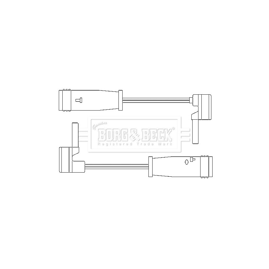 Brake Pad Sensor BORG & BECK BWL3050 for MERCEDES OE 2115400717