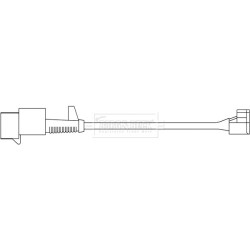 Brake Pad Sensor BORG & BECK BWL3051 for IVECO DAILY OE 42555634