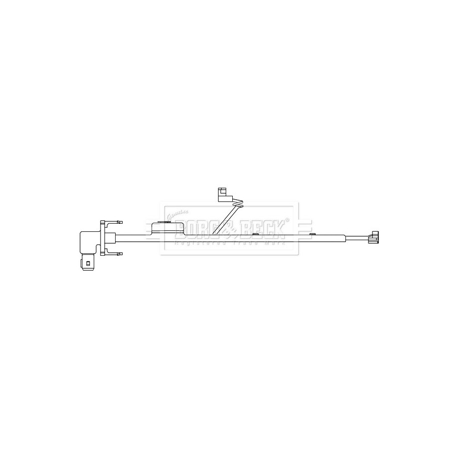 Brake Pad Sensor BORG & BECK BWL3052 for IVECO DAILY OE 2991854