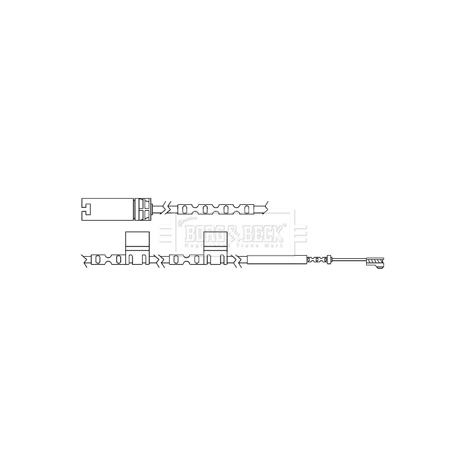 Brake Pad Sensor BORG & BECK BWL3053 for MINI MINI OE 34356792573