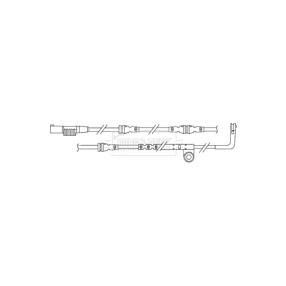 Brake Pad Sensor BORG & BECK BWL3056 for LAND ROVER RANGE ROVER