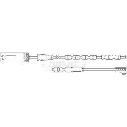 Brake Pad Sensor BORG & BECK BWL3057 for BMW 3