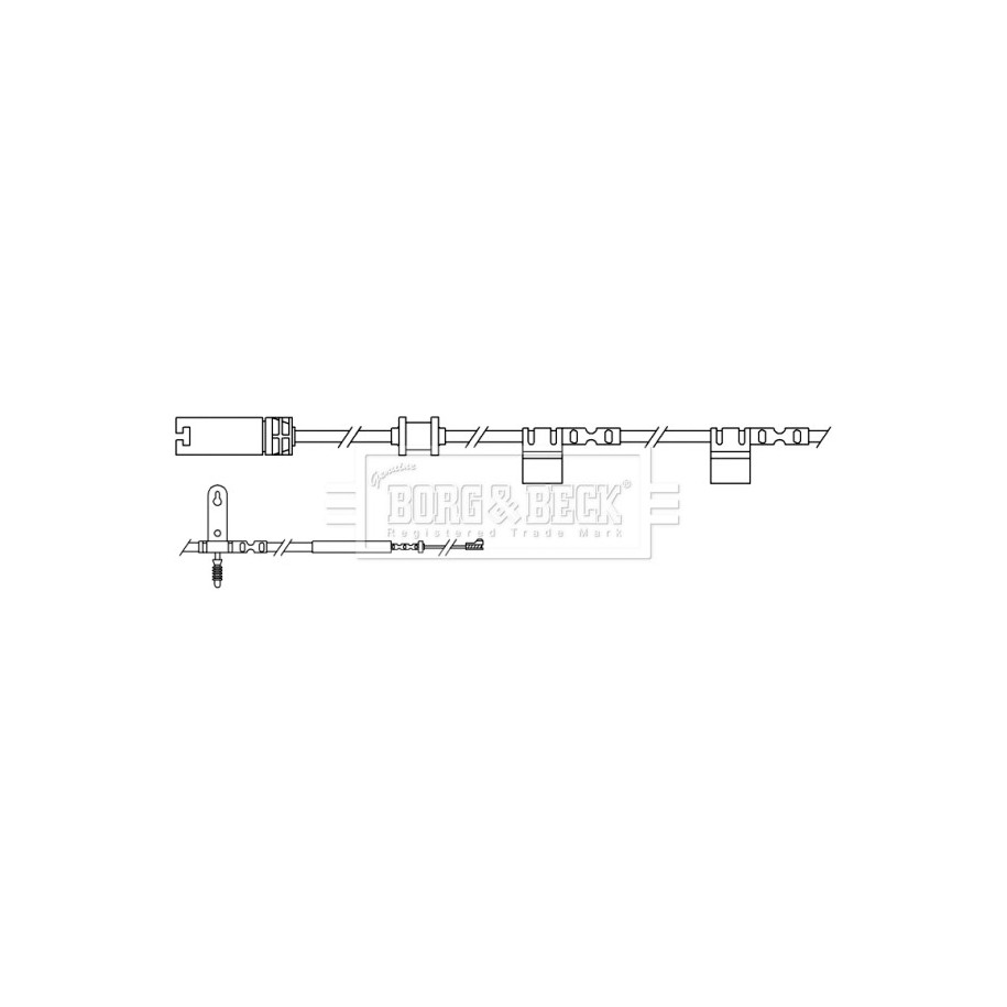 Brake Pad Sensor BORG & BECK BWL3061 for MINI MINI OE 34356792572