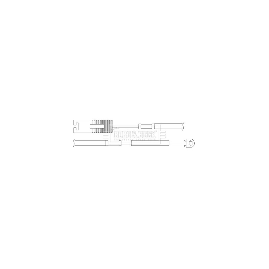 Brake Pad Sensor BORG & BECK BWL3073 for MG