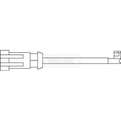 Brake Pad Sensor BORG & BECK BWL3075 for IVECO DAILY OE 1908407