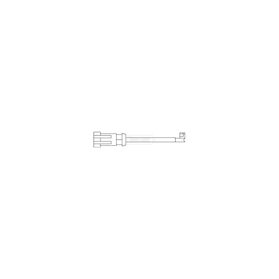 Brake Pad Sensor BORG & BECK BWL3075 for IVECO DAILY OE 1908407