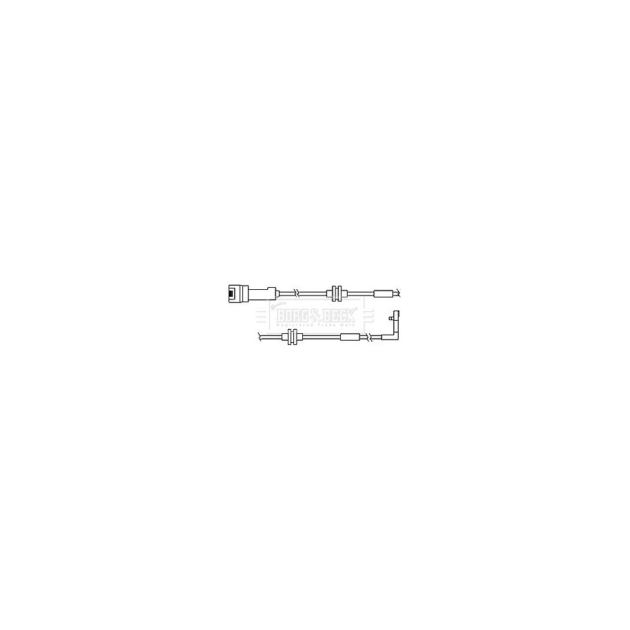 Brake Pad Sensor BORG & BECK BWL3077 for VAUXHALL OMEGA OE 6238323