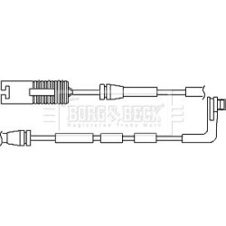 Brake Pad Sensor BORG & BECK BWL3083 for BMW 3 OE 34356764851