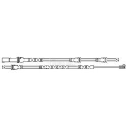 Brake Pad Sensor BORG & BECK BWL3090 for BMW X5