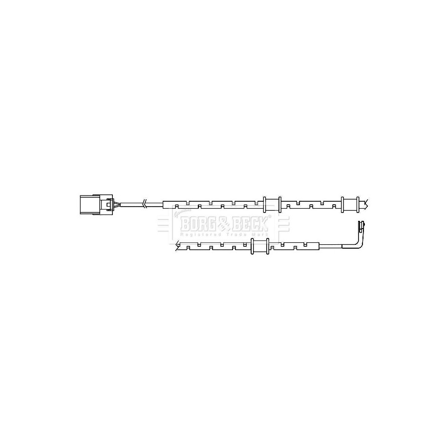 Brake Pad Sensor BORG & BECK BWL3098 for JAGUAR OE C2P12722