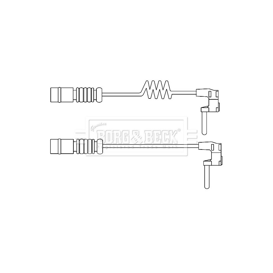 Brake Pad Sensor BORG & BECK BWL3103 for MERCEDES M-CLASS