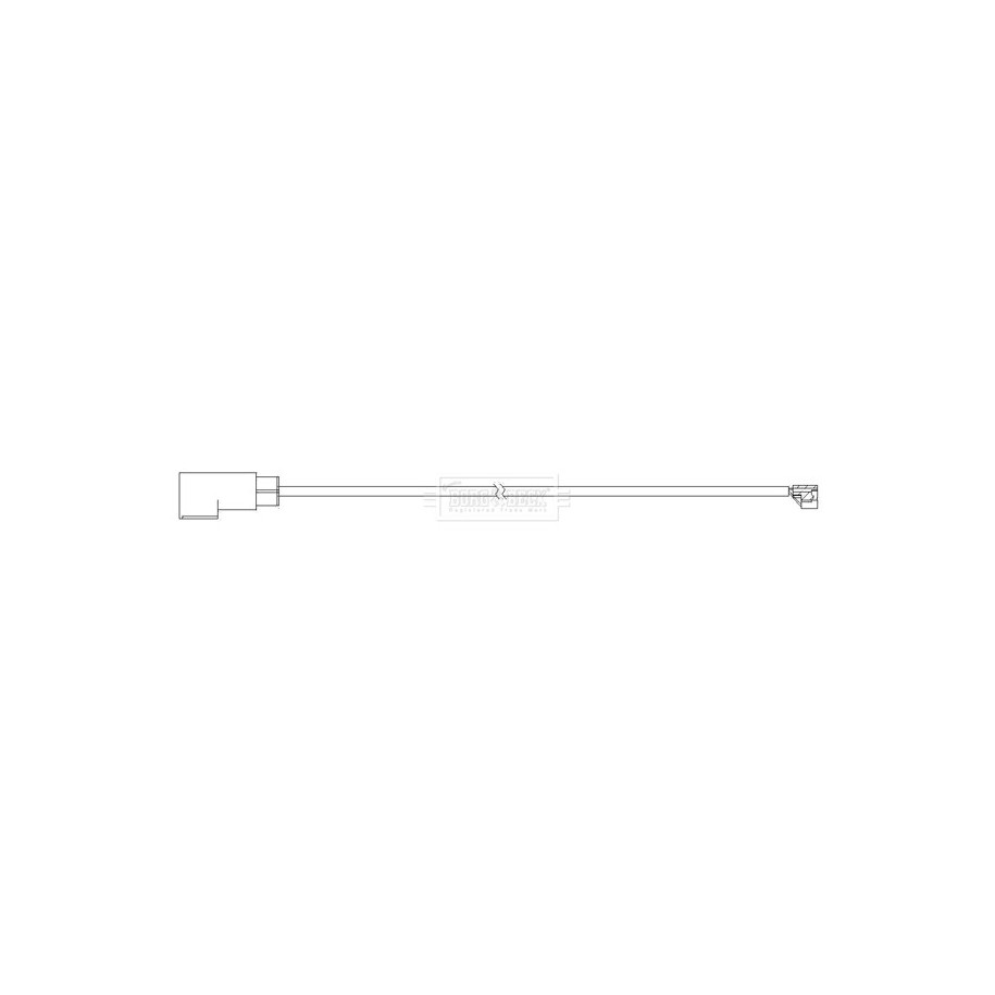 Brake Pad Sensor BORG & BECK BWL3109 for FORD TRANSIT OE 1501252