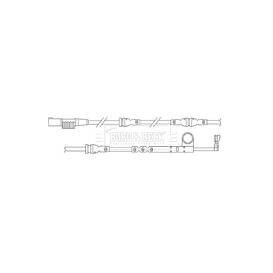 Brake Pad Sensor BORG & BECK BWL3116 for LAND ROVER RANGE ROVER