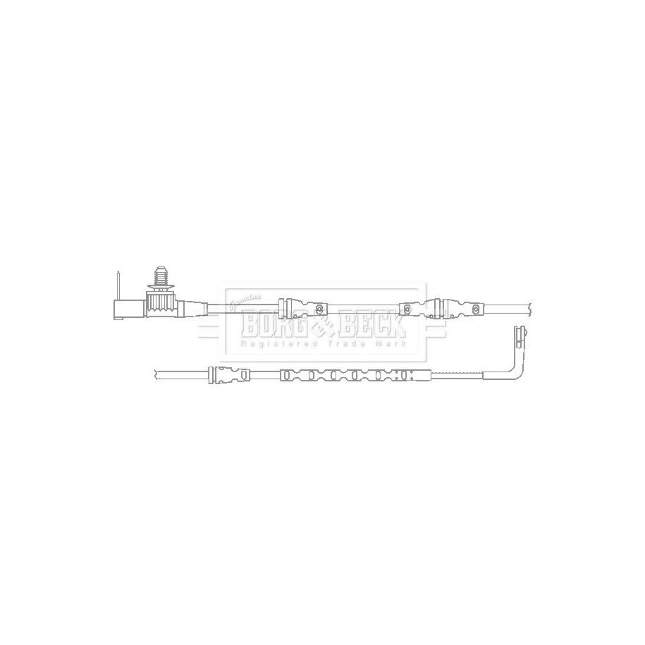 Brake Pad Sensor BORG & BECK BWL3118 for LAND ROVER OE LR033295
