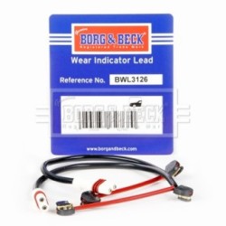 Brake Pad Sensor BORG & BECK BWL3126 for PORSCHE OE 99761275600