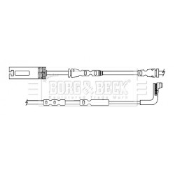 Brake Pad Sensor BORG & BECK BWL3138 for BMW X1 OE 34356790340