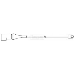 Brake Pad Sensor BORG & BECK BWL3146 for FORD TRANSIT OE 1853875