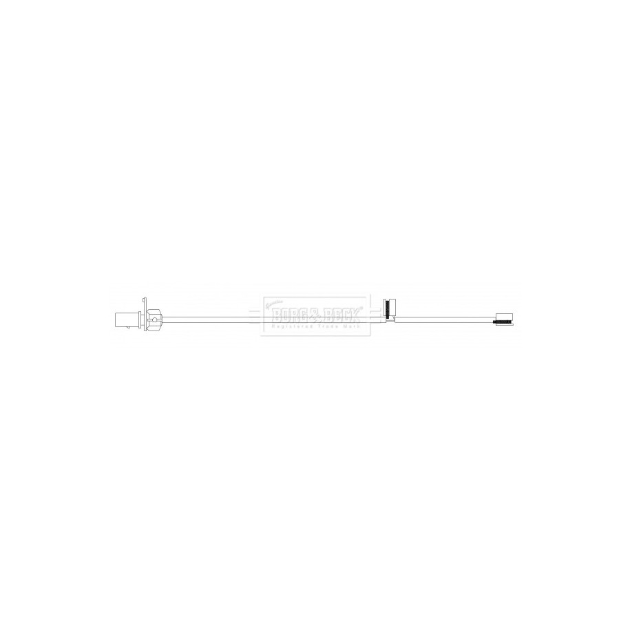 Brake Pad Sensor BORG & BECK BWL3154 for AUDI